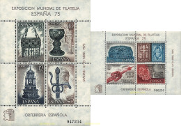 85683 MNH ESPAÑA 1975 ESPAÑA 75. EXPOSICION FILATELICA INTERNACIONAL - Neufs