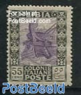 Italian Lybia 1921 55c, Stamp Out Of Set, Unused (hinged), Transport - Ships And Boats - Schiffe