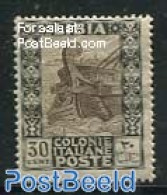 Italian Lybia 1921 30c, Stamp Out Of Set, Mint NH, Transport - Ships And Boats - Bateaux