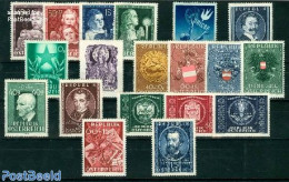 Austria 1949 Yearset 1947, Complete, 19v, Mint NH, Various - Yearsets (by Country) - Unused Stamps