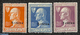 Eritrea 1927 A. Volta 3v, Unused (hinged), Science - Inventors - Erythrée