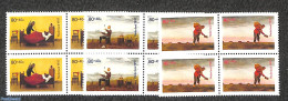 Netherlands 1997 Child Welfare 3v, Blocks Of 4 [+], Mint NH - Nuevos