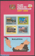 Malaysia 1982 25 Years Independence S/s, Mint NH, History - Autres & Non Classés