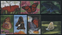Bhutan 1999 Butterflies 7v, Mint NH, Nature - Butterflies - Bhutan