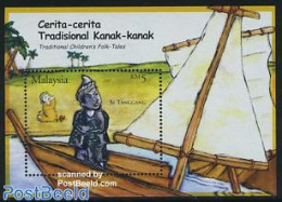 Malaysia 2007 Traditional Fairy Tales S/s, Mint NH, Transport - Ships And Boats - Art - Fairytales - Bateaux