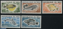 Mali 1975 Fish 5v, Mint NH, Nature - Fish - Pesci