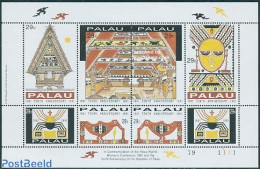 Palau 1991 10 Years Independence 8v M/s, Mint NH - Altri & Non Classificati