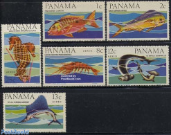 Panama 1965 Marine Life 6v, Mint NH, Nature - Fish - Pesci