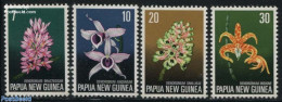 Papua New Guinea 1974 Orchids 4v, Mint NH, Nature - Flowers & Plants - Orchids - Papua Nuova Guinea