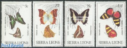 Sierra Leone 1980 Butterflies 4v, Mint NH, Nature - Butterflies - Autres & Non Classés