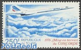 Chad 1976 Concorde 1v, Mint NH, Transport - Concorde - Aircraft & Aviation - Otros & Sin Clasificación