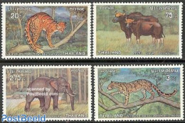 Thailand 1975 Animal Protection 4v, Mint NH, Nature - Animals (others & Mixed) - Elephants - Thaïlande