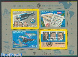 Uruguay 1975 Events S/s, Mint NH, History - Transport - Human Rights - United Nations - Concorde - Aircraft & Aviation.. - Concorde