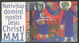 Vatican 2001 Christmas Booklet, Mint NH, Religion - Christmas - Stamp Booklets - Ongebruikt