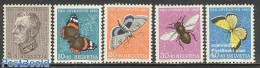 Switzerland 1950 Pro Juventute 5v, Unused (hinged), Nature - Bees - Butterflies - Insects - Neufs