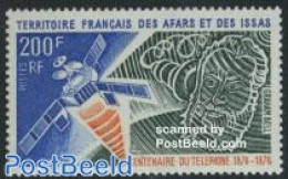 Afars And Issas 1976 Telephone Centenary 1v, Mint NH, Science - Transport - Telecommunication - Telephones - Space Exp.. - Nuevos