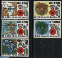 Ghana 1972 Belgica Overprints 5v, Mint NH - Autres & Non Classés