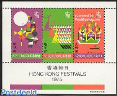 Hong Kong 1975 Festival S/s, Mint NH, Transport - Various - Ships And Boats - Folklore - Nuevos