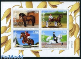 Slovenia 1999 Horses S/s, Mint NH, Nature - Horses - Slovénie