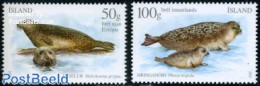 Iceland 2011 Seals 2v, Mint NH, Nature - Animals (others & Mixed) - Sea Mammals - Neufs