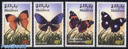 Maldives 2003 Butterflies 4v, Yamfly, Mint NH, Nature - Butterflies - Maldiven (1965-...)