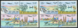Vietnam, South 1972 Vietnam Airlines 2x4v [+], Mint NH, Nature - Transport - Trees & Forests - Water, Dams & Falls - A.. - Rotary Club