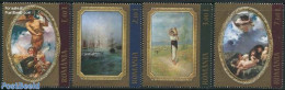 Romania 2011 Paintings 4v, Mint NH, Transport - Ships And Boats - Art - Paintings - Unused Stamps