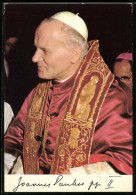 AK Papst Johannes Paul II. Auf Dem Weg Zur Messe  - Päpste