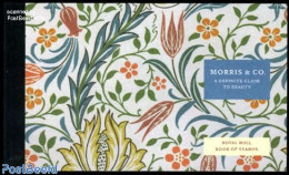 Great Britain 2011 Morris & Co Prestige Booklet, Mint NH, Nature - Flowers & Plants - Stamp Booklets - Art - Stained G.. - Ungebraucht