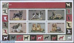 Burkina Faso 1999 Dogs 6v M/s, Mint NH, Nature - Dogs - Other & Unclassified