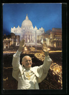 AK Papst Johannes Paul II. Vor Dem Petersdom  - Papes