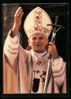 AK Papst Johannes Paul II. Mit Ferula  - Papi