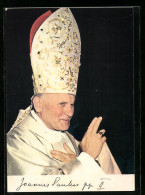 AK Papst Johannes Paul II. Mit Mitra  - Papi