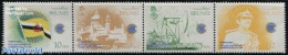 Brunei 1983 Commonwealth Day 4v [:::], Mint NH, History - Science - Flags - Mining - Brunei (1984-...)