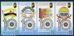 Brunei 1994 10 Years Independence 4v [:::], Mint NH, History - Flags - Brunei (1984-...)
