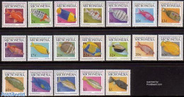 Micronesia 1998 Definitives Fish 19v, Mint NH, Nature - Fish - Fische