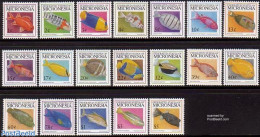 Micronesia 1998 Definitives Fish 19v, Mint NH, Nature - Fish - Poissons