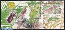 Malaysia 1998 Insects S/s, Mint NH, Nature - Insects - Otros & Sin Clasificación