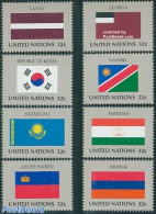 United Nations, New York 1997 Flags 8v, Mint NH, History - Flags - Autres & Non Classés