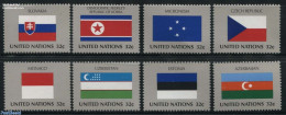 United Nations, New York 1998 Flags 8v, Mint NH, History - Flags - Otros & Sin Clasificación