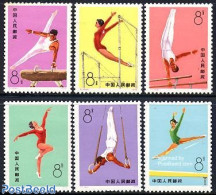 China People’s Republic 1974 Gymnastics 6v, Mint NH, Sport - Gymnastics - Sport (other And Mixed) - Neufs