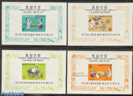 Korea, South 1970 Fairy Tales 4 S/s, Mint NH, Art - Fairytales - Märchen, Sagen & Legenden