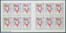 Slovenia 2002 Christmas Booklet (12xB Stamp), Mint NH - Slovenië