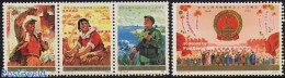 China People’s Republic 1974 30 Years P.R. China 4v (1v+[::]), Mint NH, History - Coat Of Arms - Nuevos