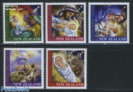 New Zealand 2011 Christmas 5v, Mint NH, Religion - Christmas - Neufs