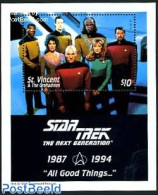 Saint Vincent 1994 Star Trek S/s, Mint NH, Performance Art - Film - Movie Stars - Art - Science Fiction - Kino