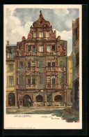 Künstler-AK Karl Mutter: Heidelberg, Hotel Zum Ritter  - Mutter, K.