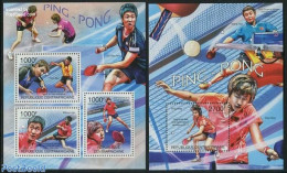 Central Africa 2011 Table Tennis Or Ping Pong 2 S/s, Mint NH, Sport - Sport (other And Mixed) - Table Tennis - Tenis De Mesa