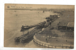 Anvers Ou Anwerpen (Belgique, Anvers) : Vue Panoramique Du Port Aux Péniches Quai Du Rhin En 1920 (animé) PF - Antwerpen