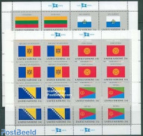 United Nations, New York 1999 Flags 2 M/ss, Mint NH, History - Flags - Other & Unclassified